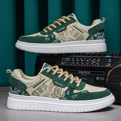 Men's Lace-up Skate Shoes with Traction and Breathability