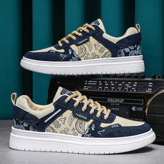 Men's Lace-up Skate Shoes with Traction and Breathability