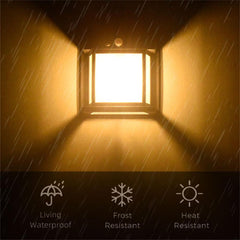 LED Solar Wall Lights Outdoor Motion Sensor Courtyard Garden Decoration