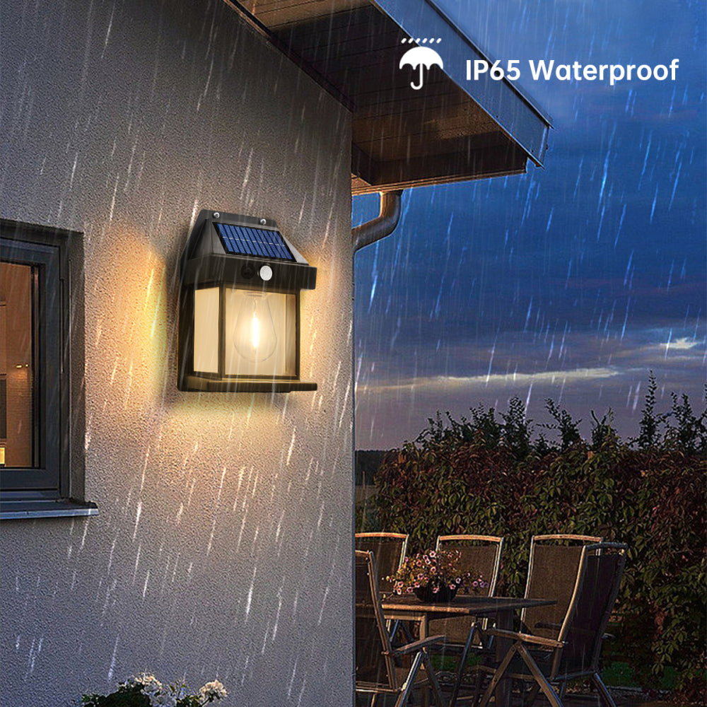LED Solar Wall Lights Outdoor Motion Sensor Courtyard Garden Decoration