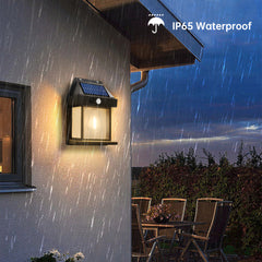 LED Solar Wall Lights Outdoor Motion Sensor Courtyard Garden Decoration
