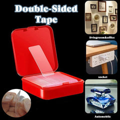 60pcs Double Sided Tape Transparent Waterproof Adhesive