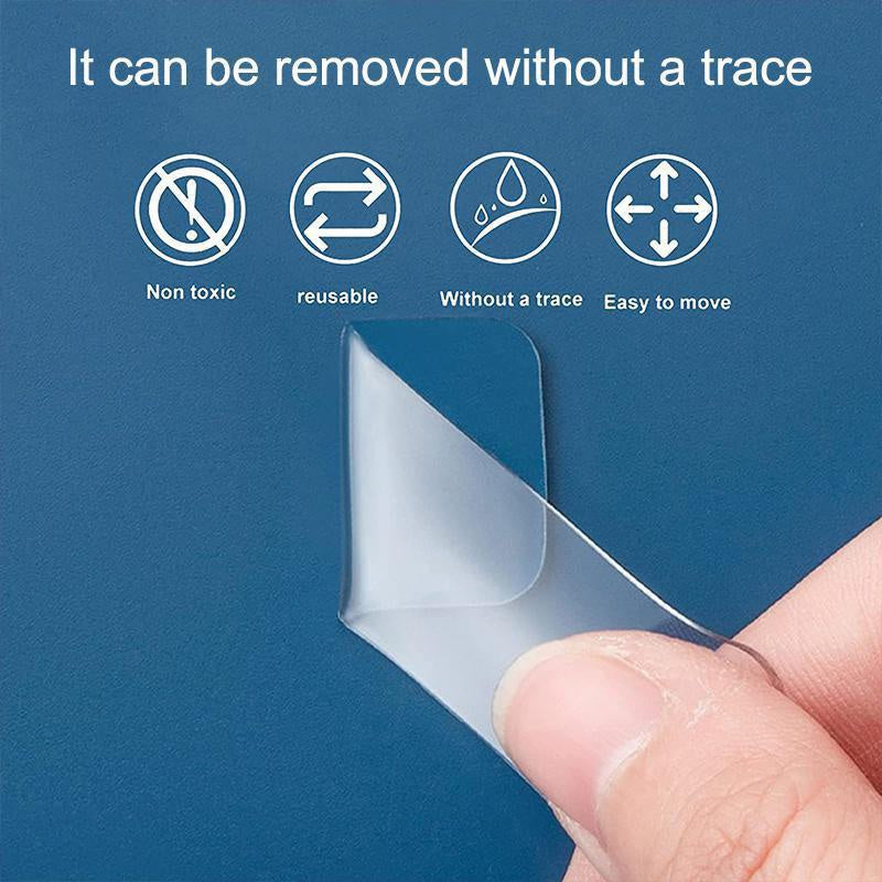 60pcs Double Sided Tape Transparent Waterproof Adhesive