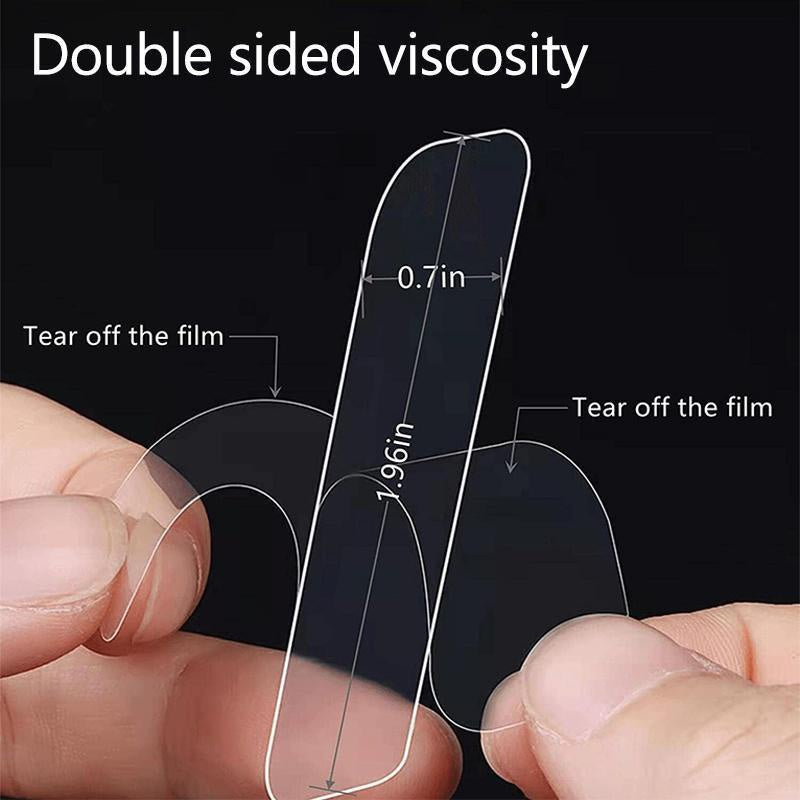 60pcs Double Sided Tape Transparent Waterproof Adhesive