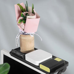 Adjustable TV Screen Top Shelf Rack Computer Monitor Display Stand