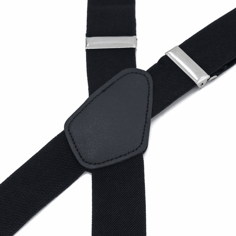 Men's X Shaped Suit Braces Adult 4 Clip Cross Straps Suspender