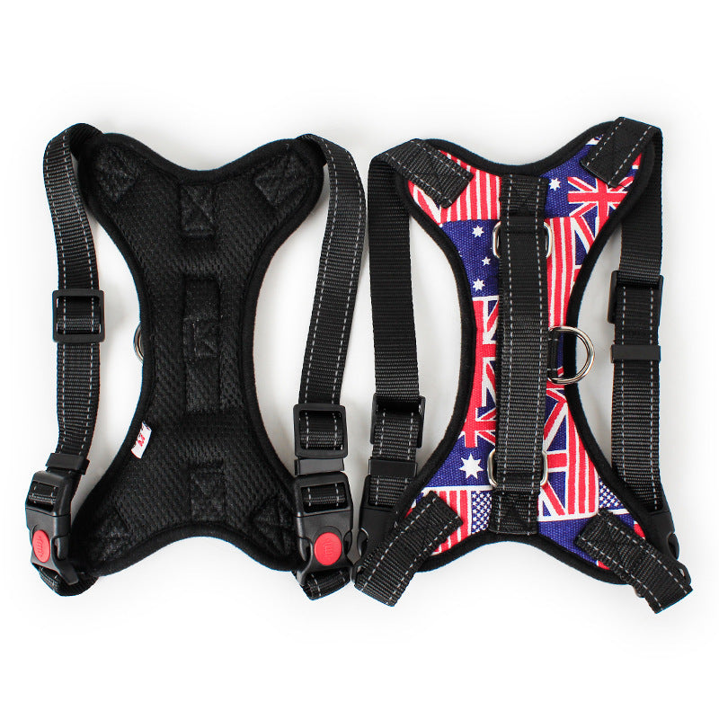 Adjustable Reflective Dog Harness No Pull No Choke for Small and Medium Dogs