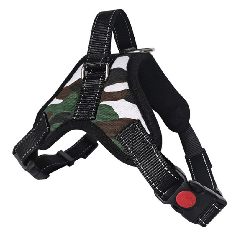 Adjustable Reflective Dog Harness No Pull No Choke for Small and Medium Dogs