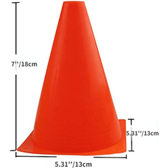 10pcs Agile Sports Training Cone, Improve Speed and Agility