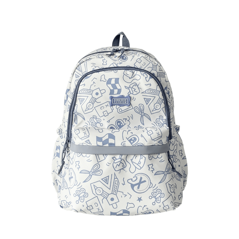 Graffiti Backpack Large Capacity Travel Backpack Laptop School Bag