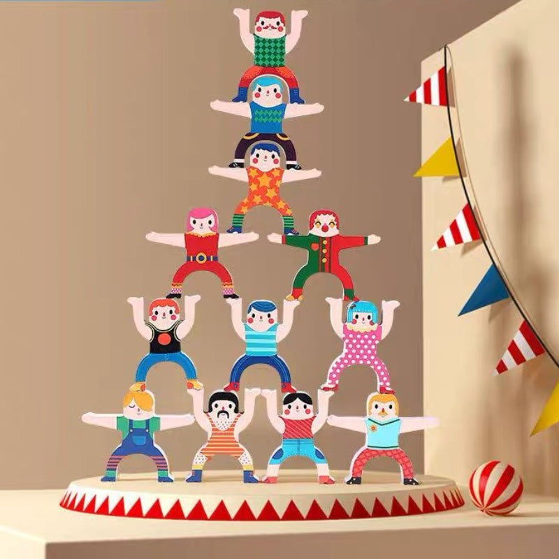 Balance Doll Board Stacking High Blocks for Kids