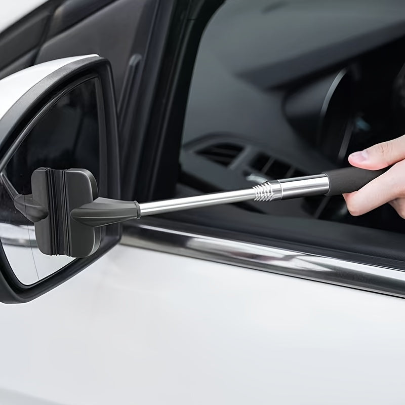 Retractable Wing Mirror Wiper Cleaner 2 in 1 Window Cleaner