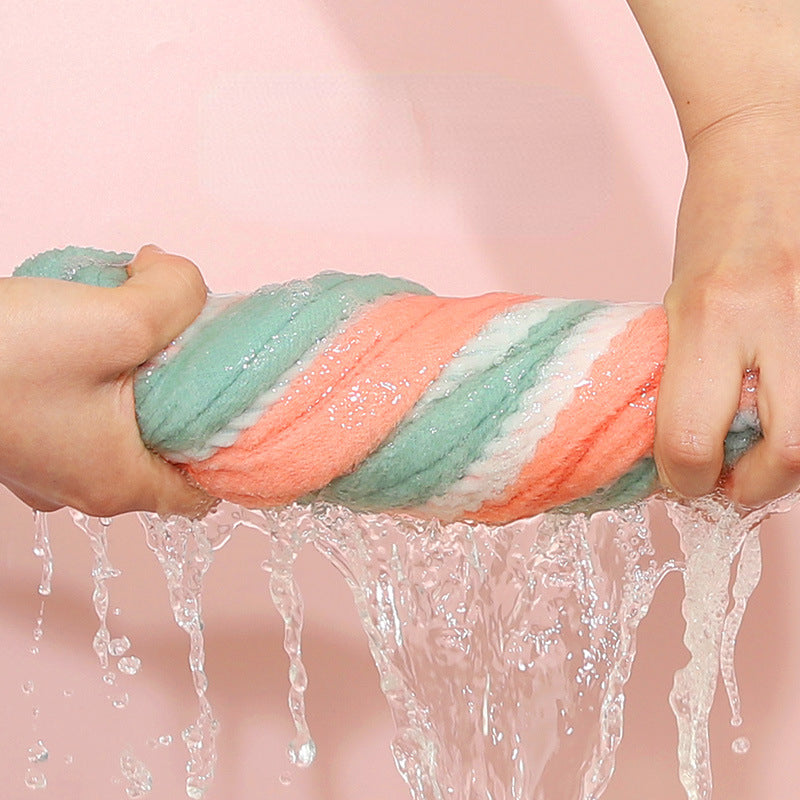 Soft Hair Drying Cap Double Layer Thickened Hair Towel for Women
