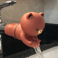 2pcs Cartoon Faucet Extender For Toddlers Sink Helper Kids Hand Washing Bathroom