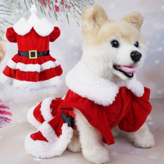 Christmas Santa Dog Costume for Festive Celebrations