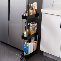 Clip Organizer Mobile Shelves Kitchen Refrigerator Bathroom Living Room