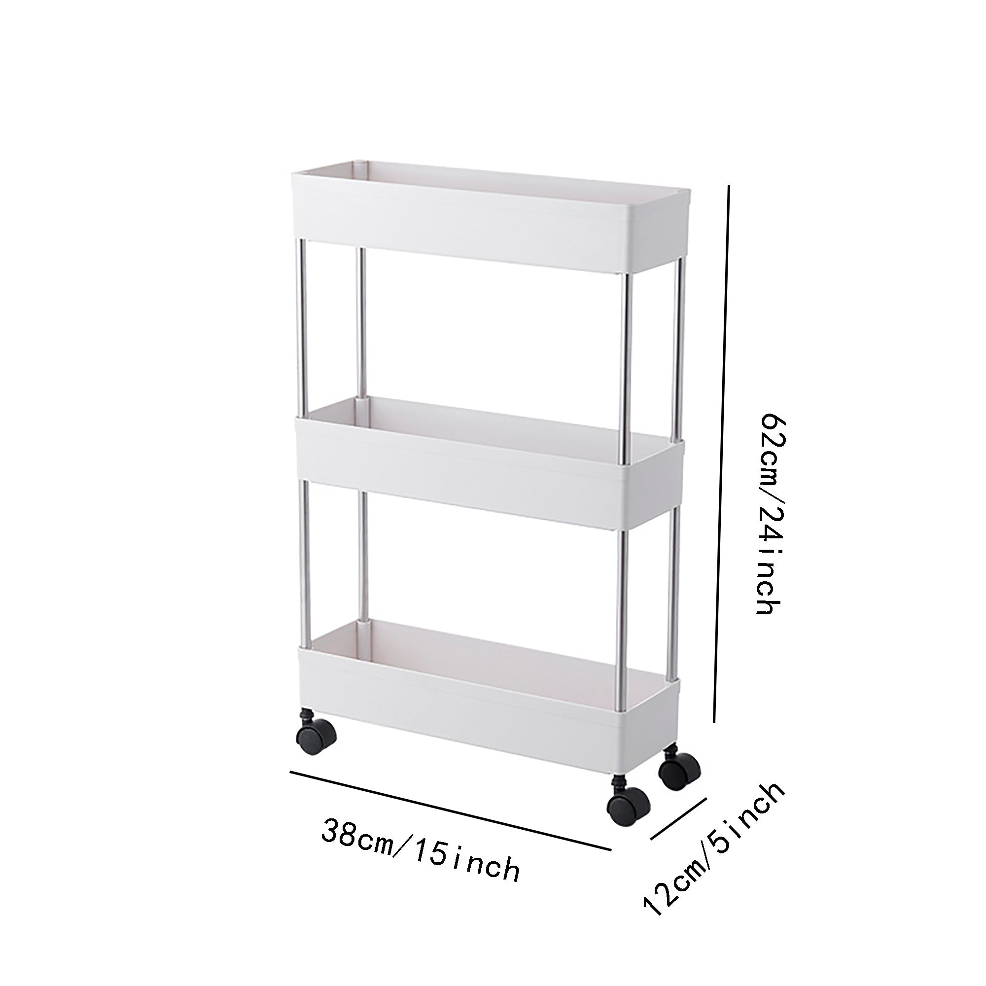 Clip Organizer Mobile Shelves Kitchen Refrigerator Bathroom Living Room