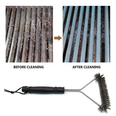 BBQ Grill Cleaning Brush Stainless Steel Bristles
