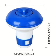 Pool Floating Chlorine Tablet Chemical Dispenser, Adjustable Balancer