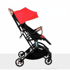 Lightweight Folding Stroller One Button Fold Sitting Lying Baby Stroller