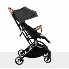 Lightweight Folding Stroller One Button Fold Sitting Lying Baby Stroller