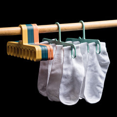 Space-saving 9-Hole Magic Clothes Hanger - Windproof