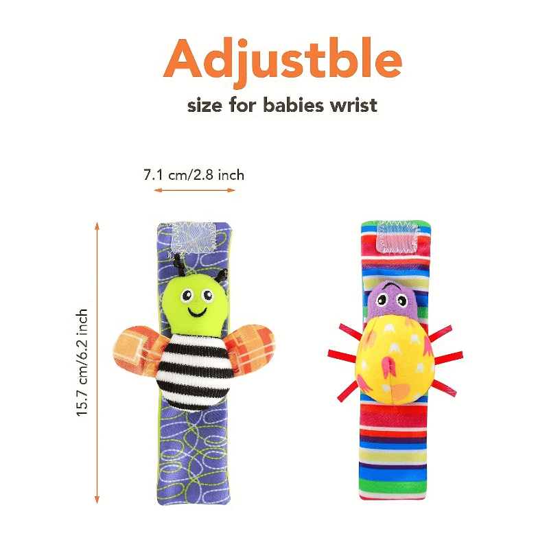 Baby Rattle Socks Learning Toy for Girl Boy