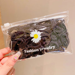 50pcs Colorful Hair Tie Hair Bands Ponytail Holders Sweet Hair Accessories