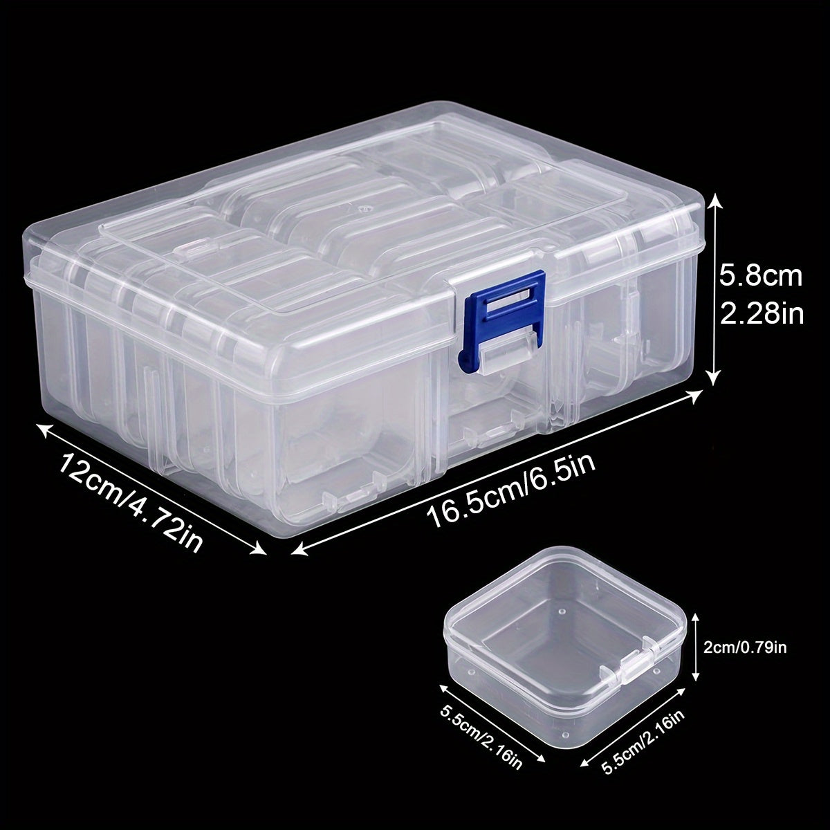 Beaded Storage Box Nail Art Jewelry Earring Container