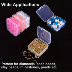 Beaded Storage Box Nail Art Jewelry Earring Container