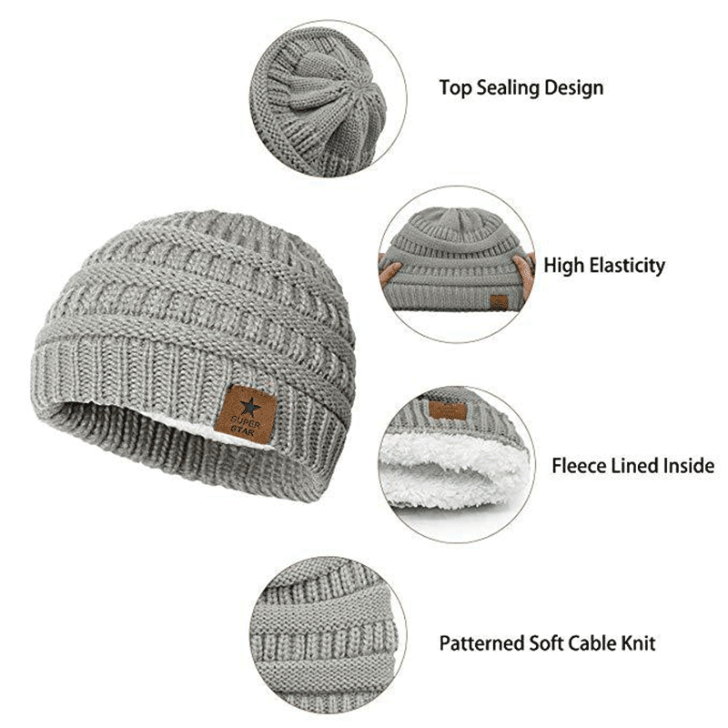 Winter Windproof Children's Round Hat for Cycling