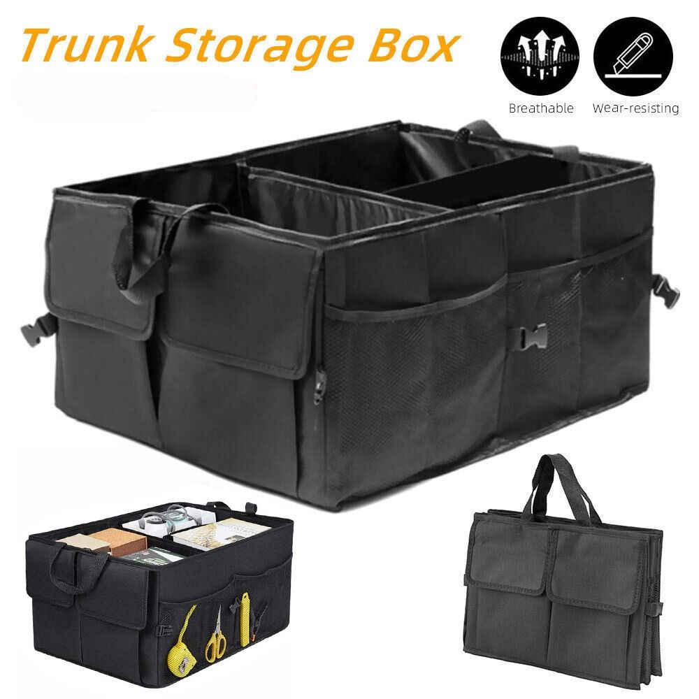 Car Sundries Organizer Trunk Storage Box Cargo Storage Box