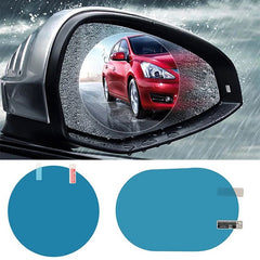 2pcs Car Truck Rearview Mirror Rainproof Film Anti Fog Anti reflective Clear Wat