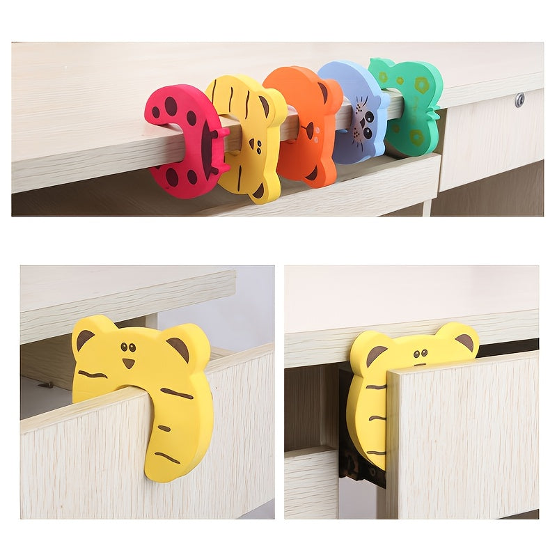 5pcs Animal Foam Door Clip Baby Safety Door Stopper