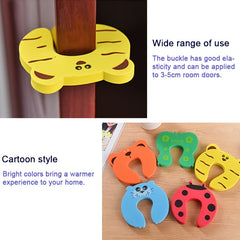 5pcs Animal Foam Door Clip Baby Safety Door Stopper