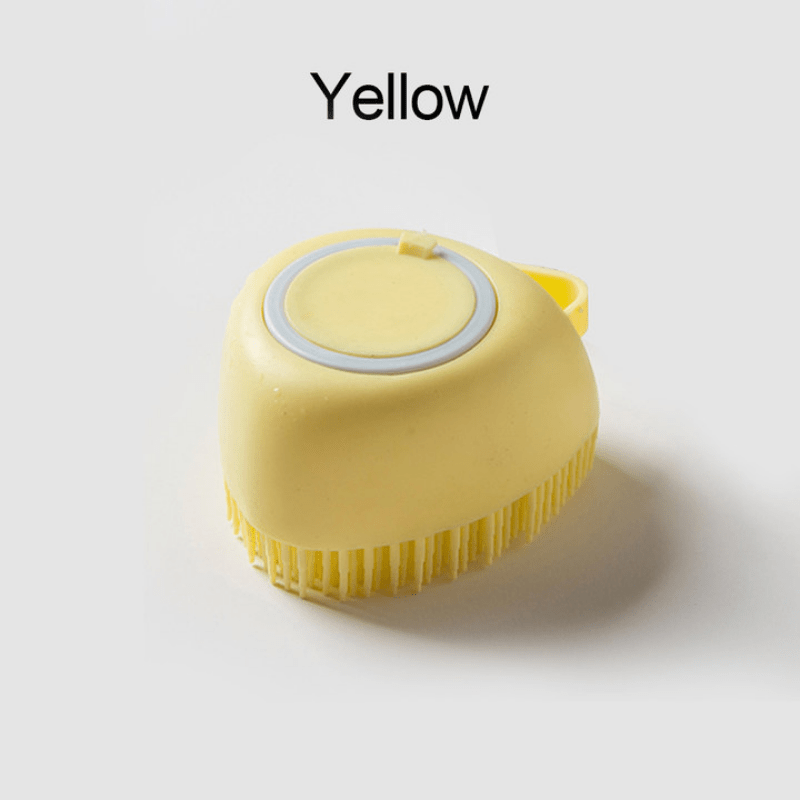 Pet Shampoo Brush Massage Comb for Dog & Cat Grooming