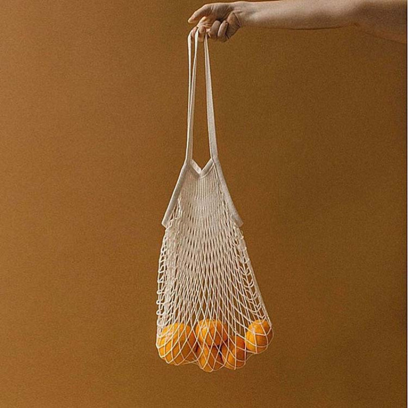 Reusable Grocery Mesh Bags String Shopping Bags Produce Net Tote Bags