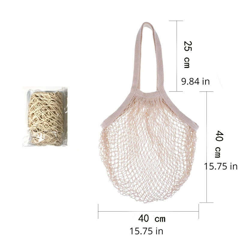 Reusable Grocery Mesh Bags String Shopping Bags Produce Net Tote Bags