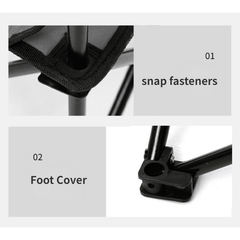 Portable Folding Recliner Chair for Outdoor Adventures Camping Fishing