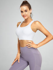 Women's Shockproof Sports Bra Back Mesh Activewear