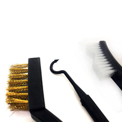 Car Detailing Cleaning Tool Set with Wire Brushes and Nylon Picks