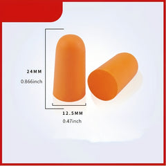 10 Pairs Soft Foam Earplugs With Case Noise Reduction for Sleep, Travel, Work
