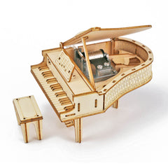 3D Handicraft Piano Music Box DIY Building Blocks