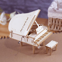 3D Handicraft Piano Music Box DIY Building Blocks