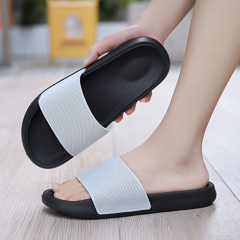 Men's Non Slip Slides Casual Slippers for Indoor Outdoor