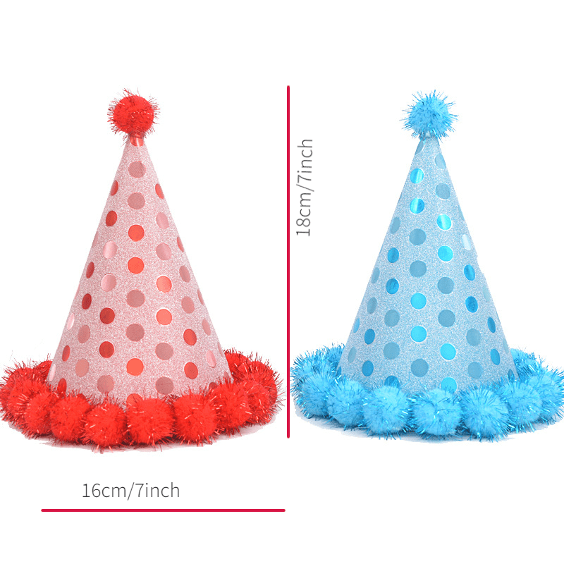 Golden Onion Paper Plush Ball Hat Birthday Party Supplies Hat