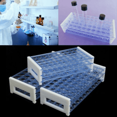 Plastic Test Tube Stand Rack for 13 16 18MM Tubes 40 50 Hole Lab Supplies