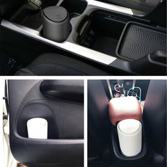 Car Garbage Can Silicone Holder Rubbish Bin Auto Organizer