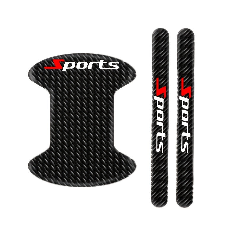 Car Door Handle Protector 8pcs Set Scratch Paint Protection Sticker