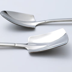 4pcs Stainless Steel Spoons Watermelon Dessert Ice Cream Spoon